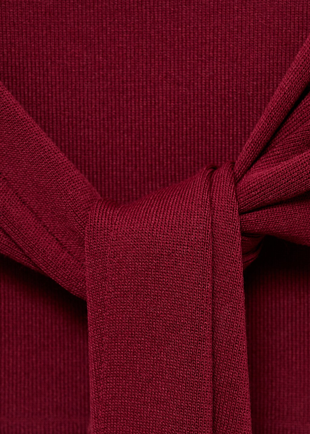 Bandeau top with knot detail - Black