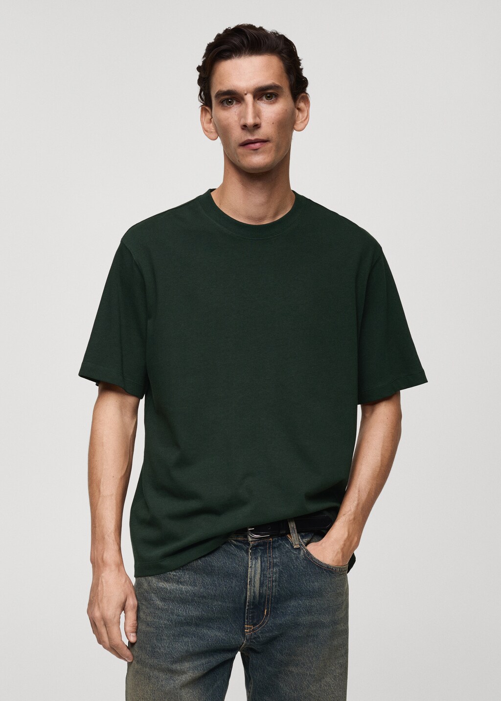 Heavy weight relaxed fit T-shirt - Dark Navy