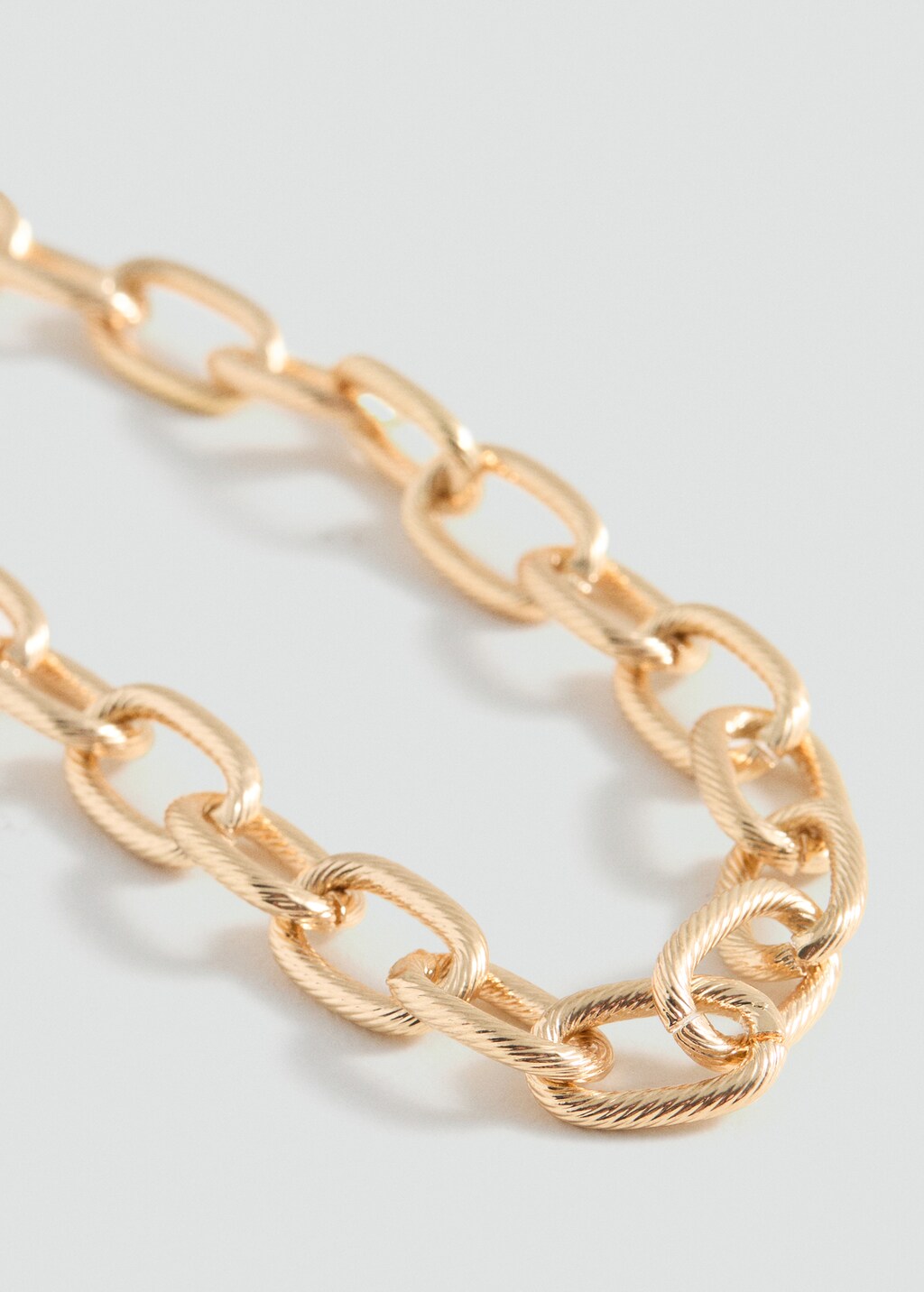 Interwoven chain necklace - Gold