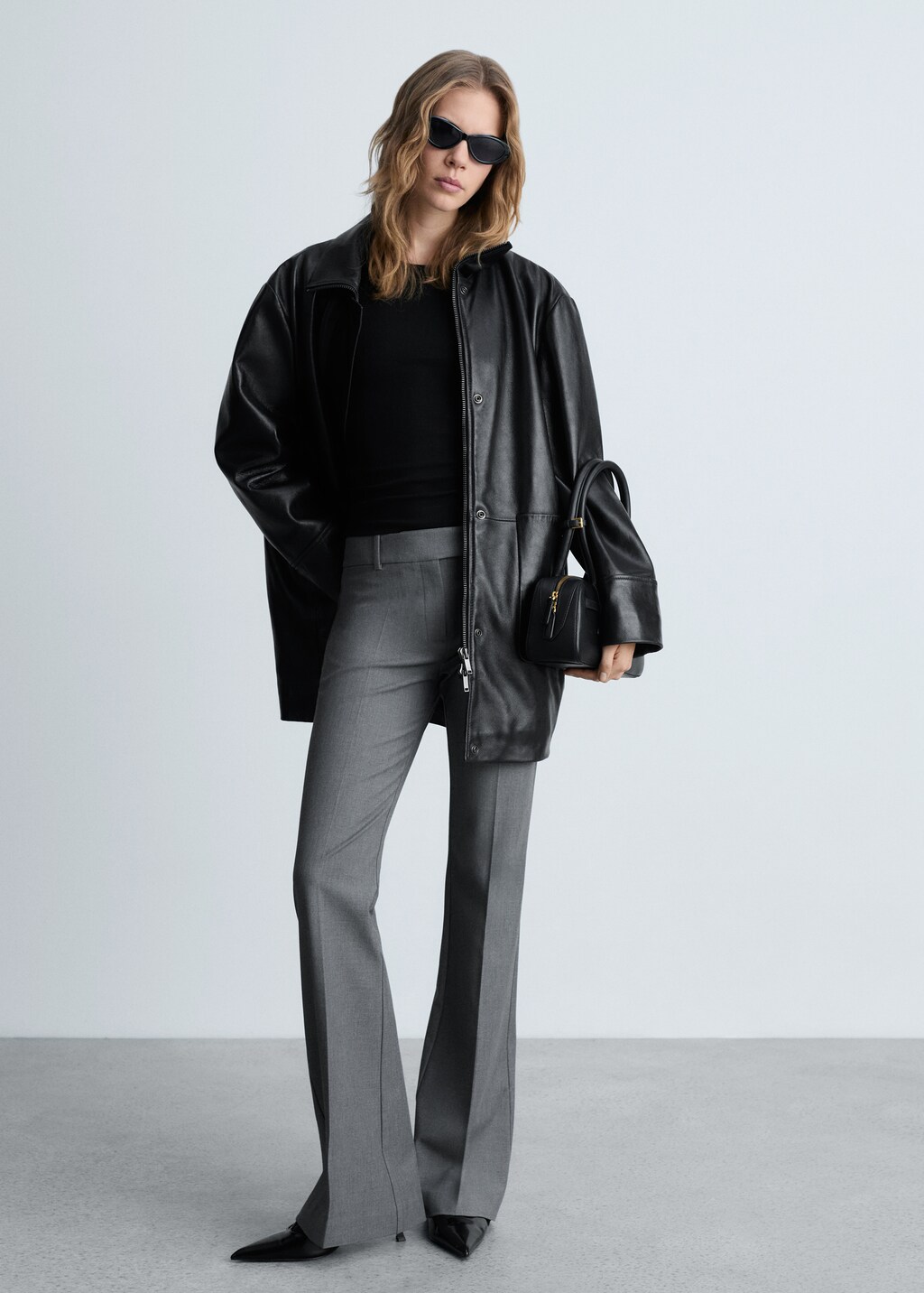 Ribbed cotton-blend top - Vanilla