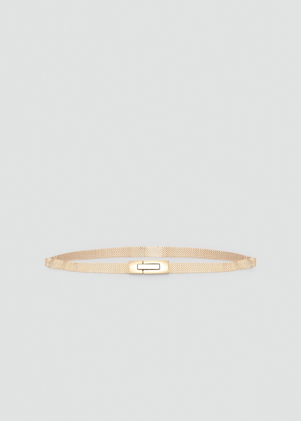 Skinny metal belt - Silver