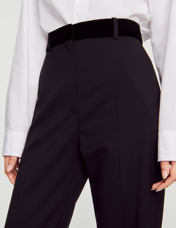 Straight-leg pants