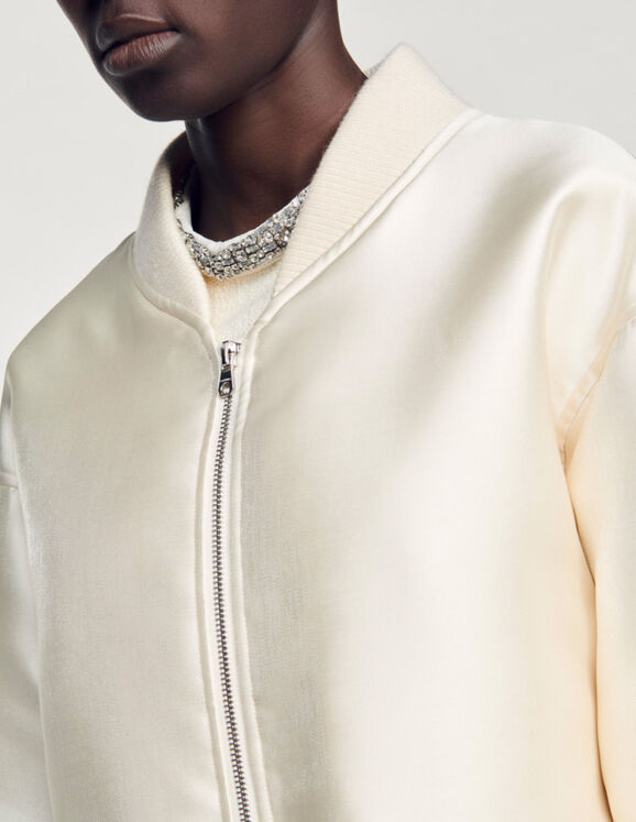 Oversized bomber jacket