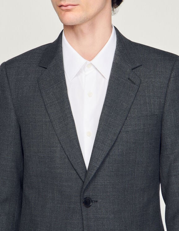 Wool suit jacket