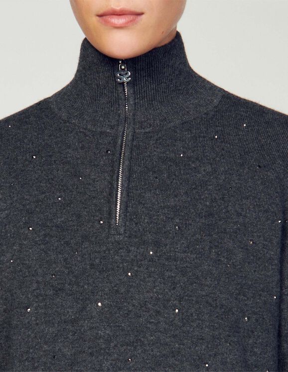 Half-zip sweater