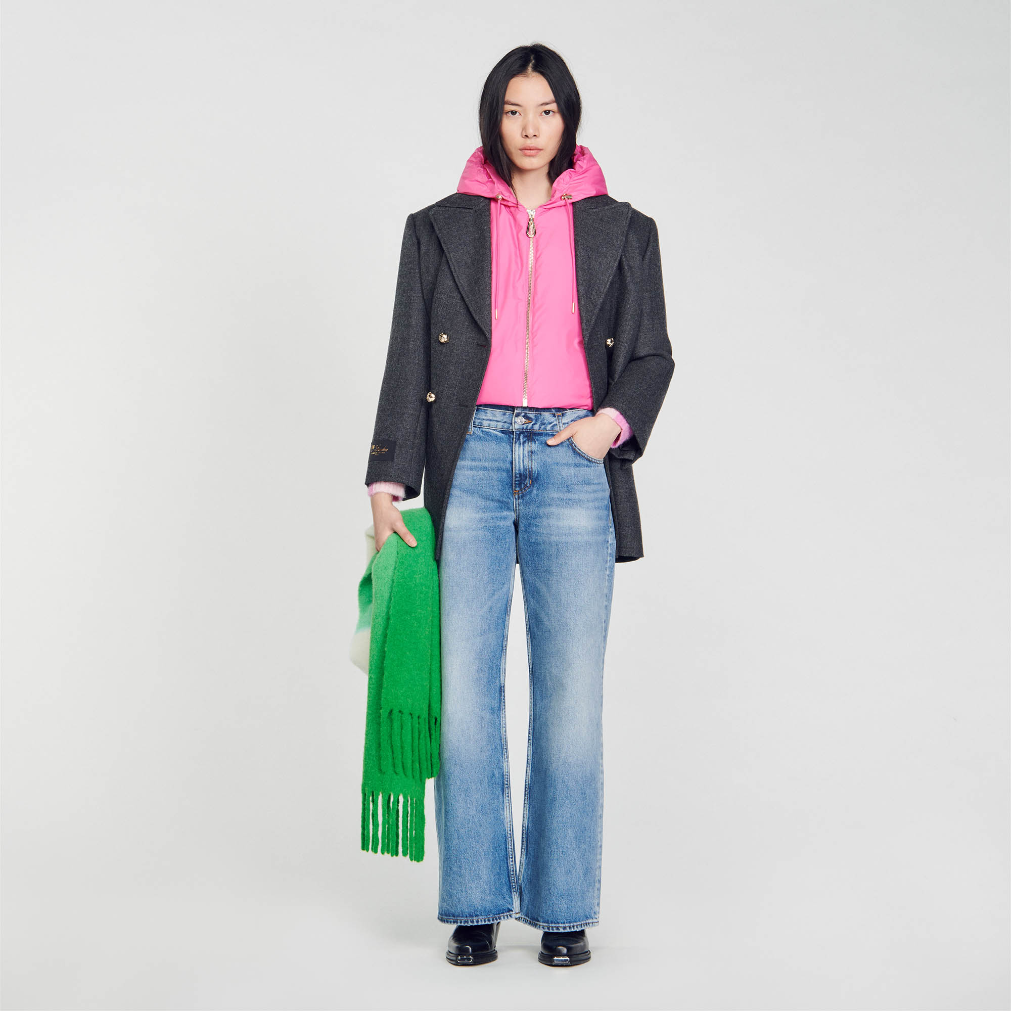 Sleeveless puffer jacket