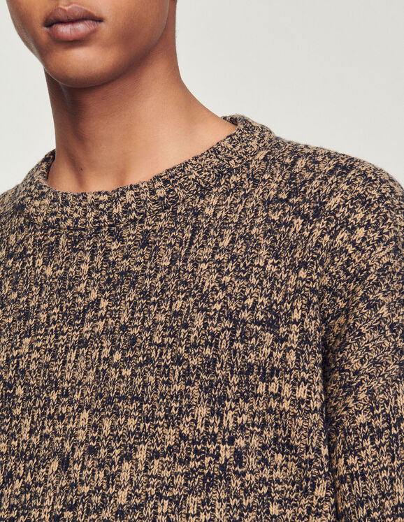 Oversized knit sweater
