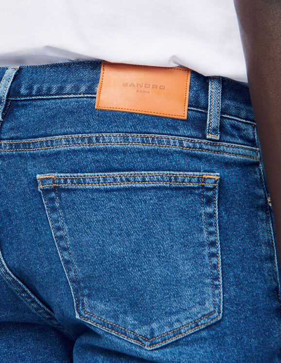 Washed jeans - Slim cut