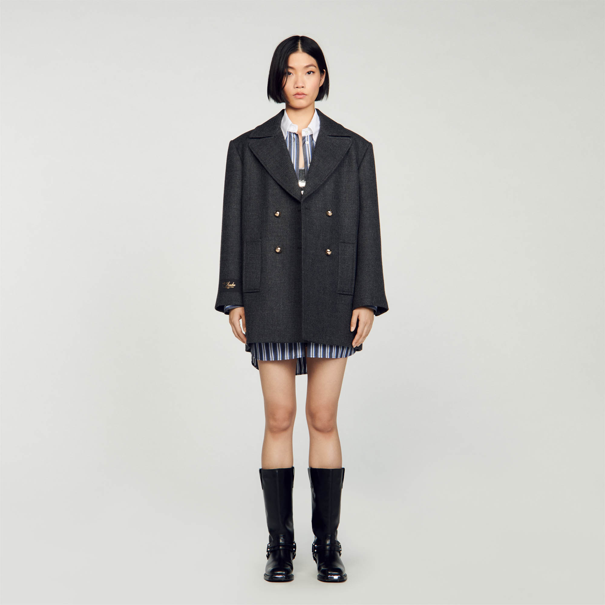 Wool pea jacket