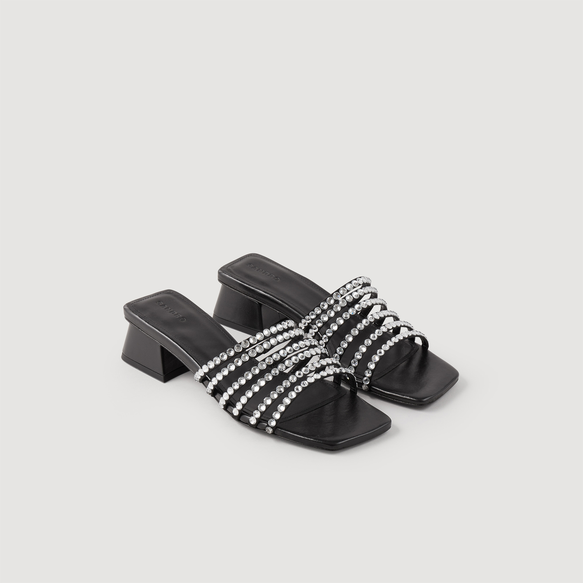 Rhinestone mules