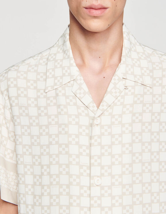 Square Cross short-sleeved shirt