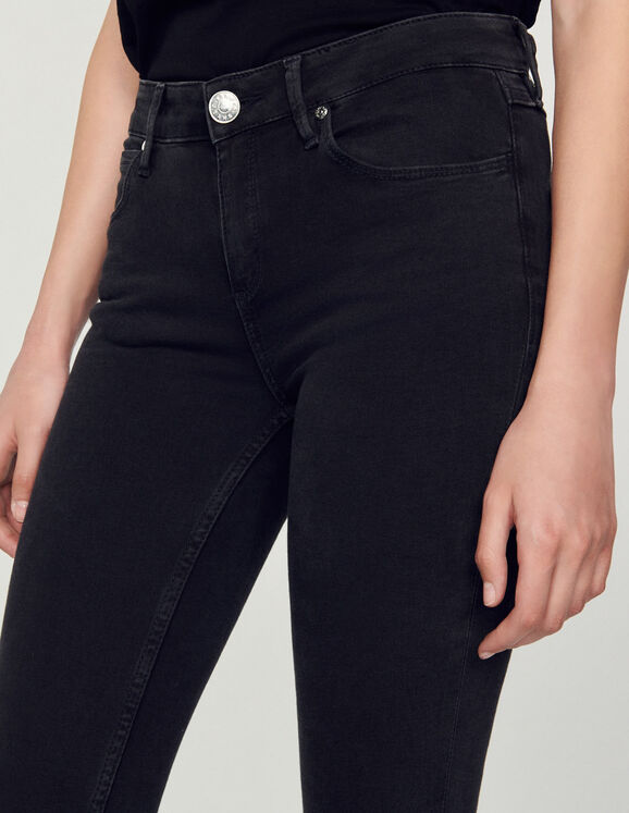 Slim jeans with regular waist