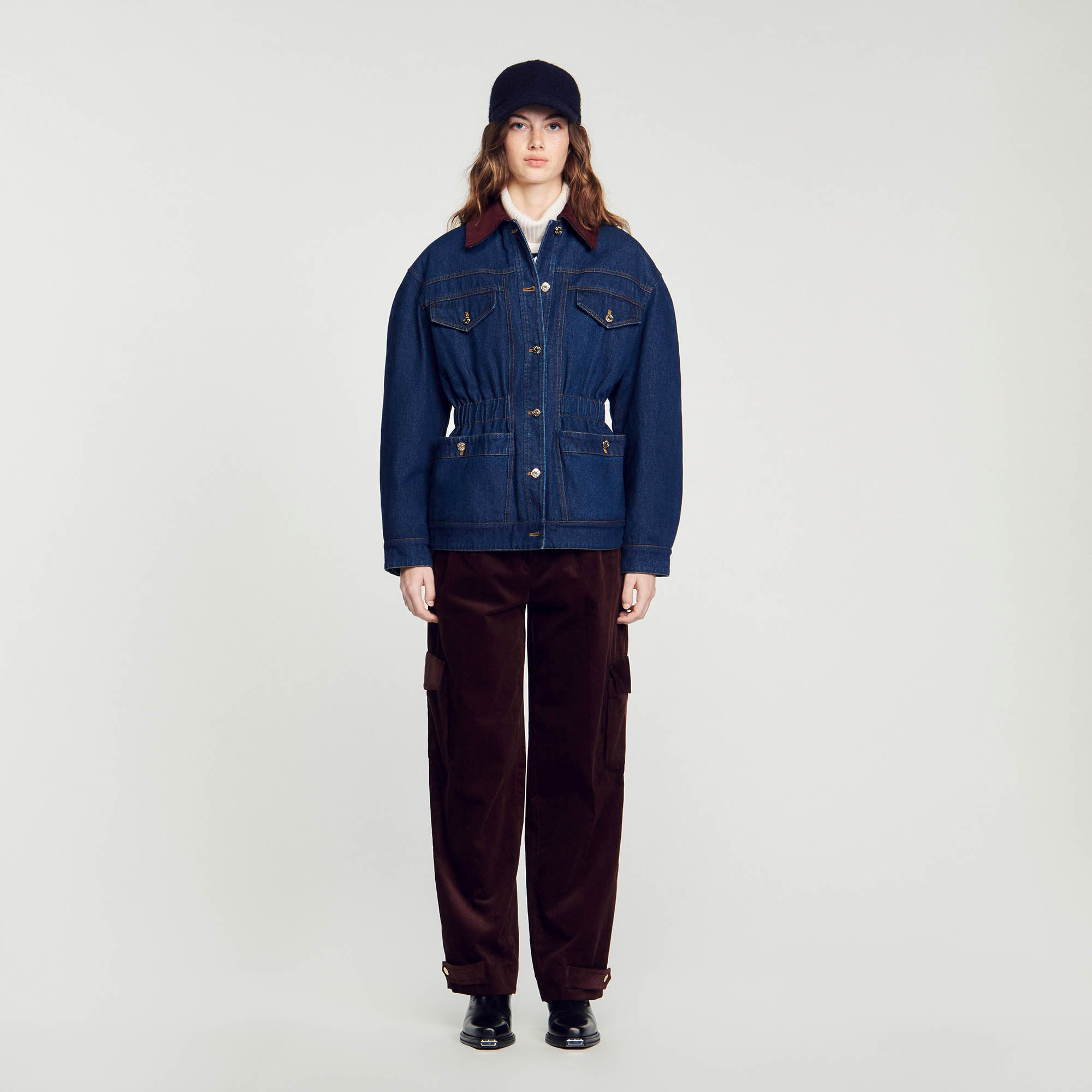 Reversible denim jacket