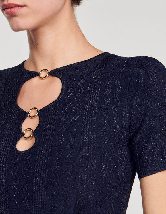 Glitter knit jumper