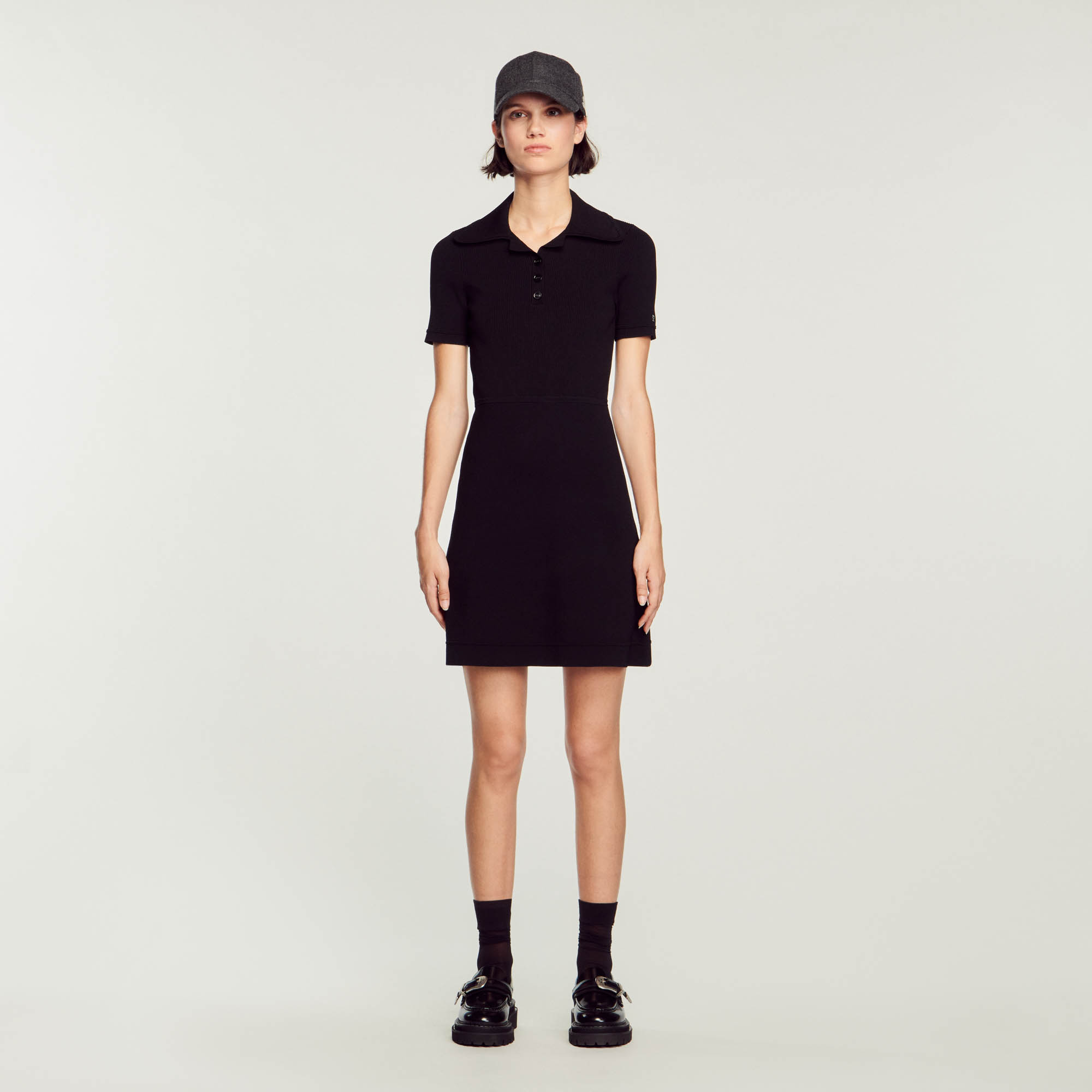 Ribbed knit dress