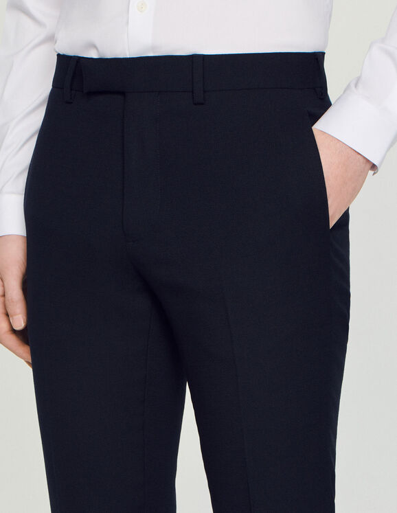 Wool suit pants