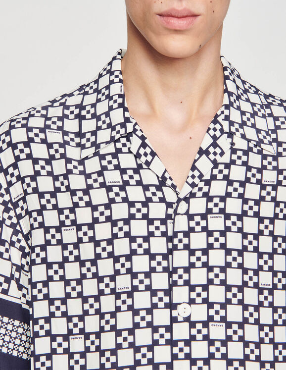 Square Cross short-sleeved shirt