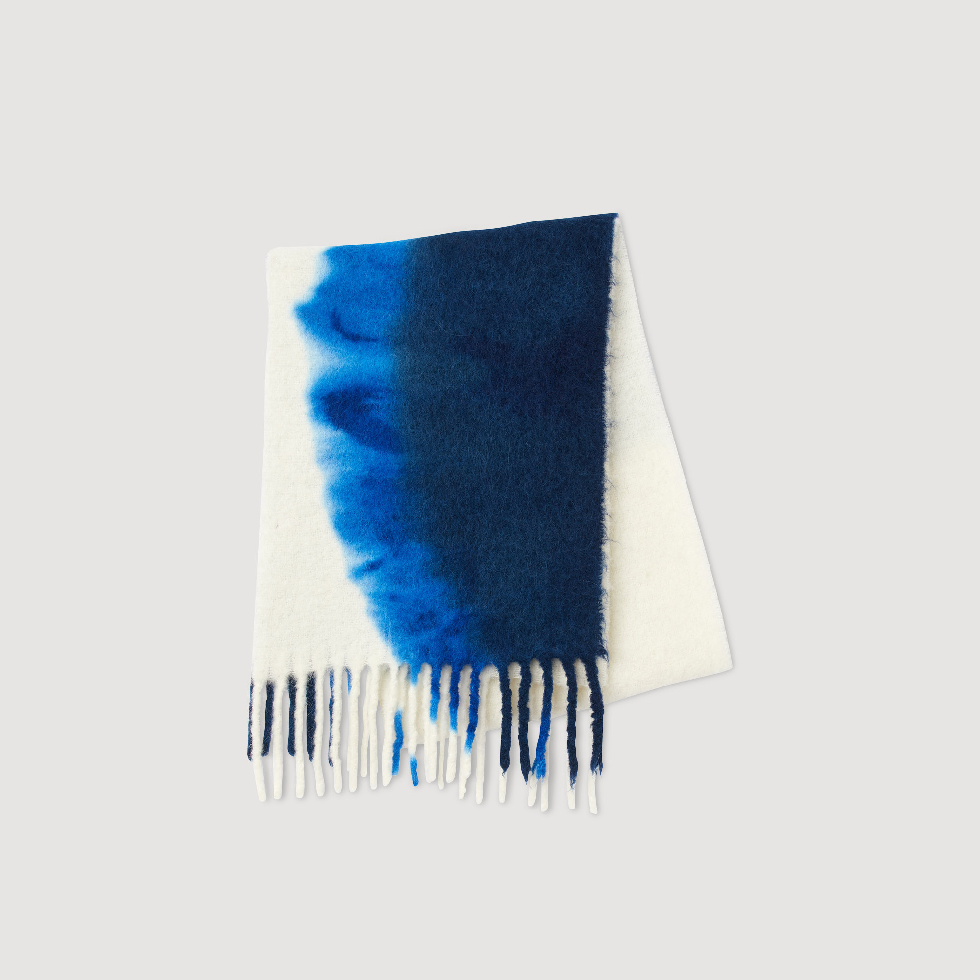 Fringed scarf