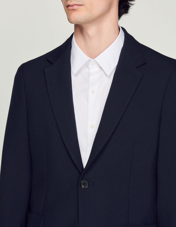 Unstructured suit jacket