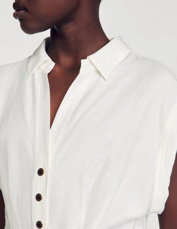 Short draped dress