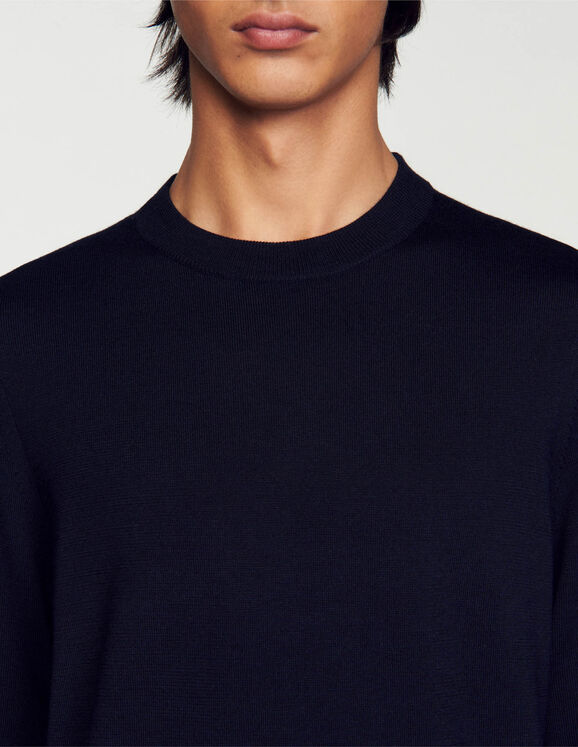 Fine knit wool sweater