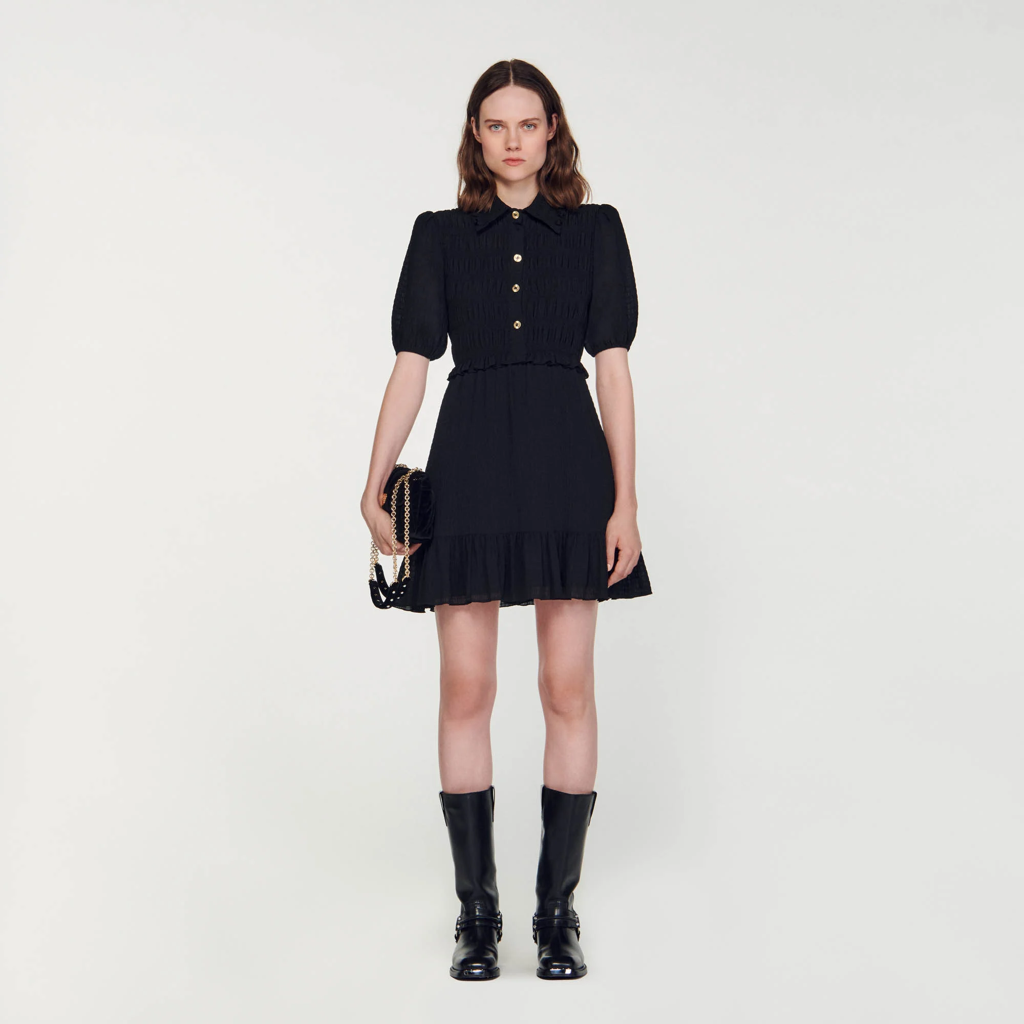 Short smocked dress