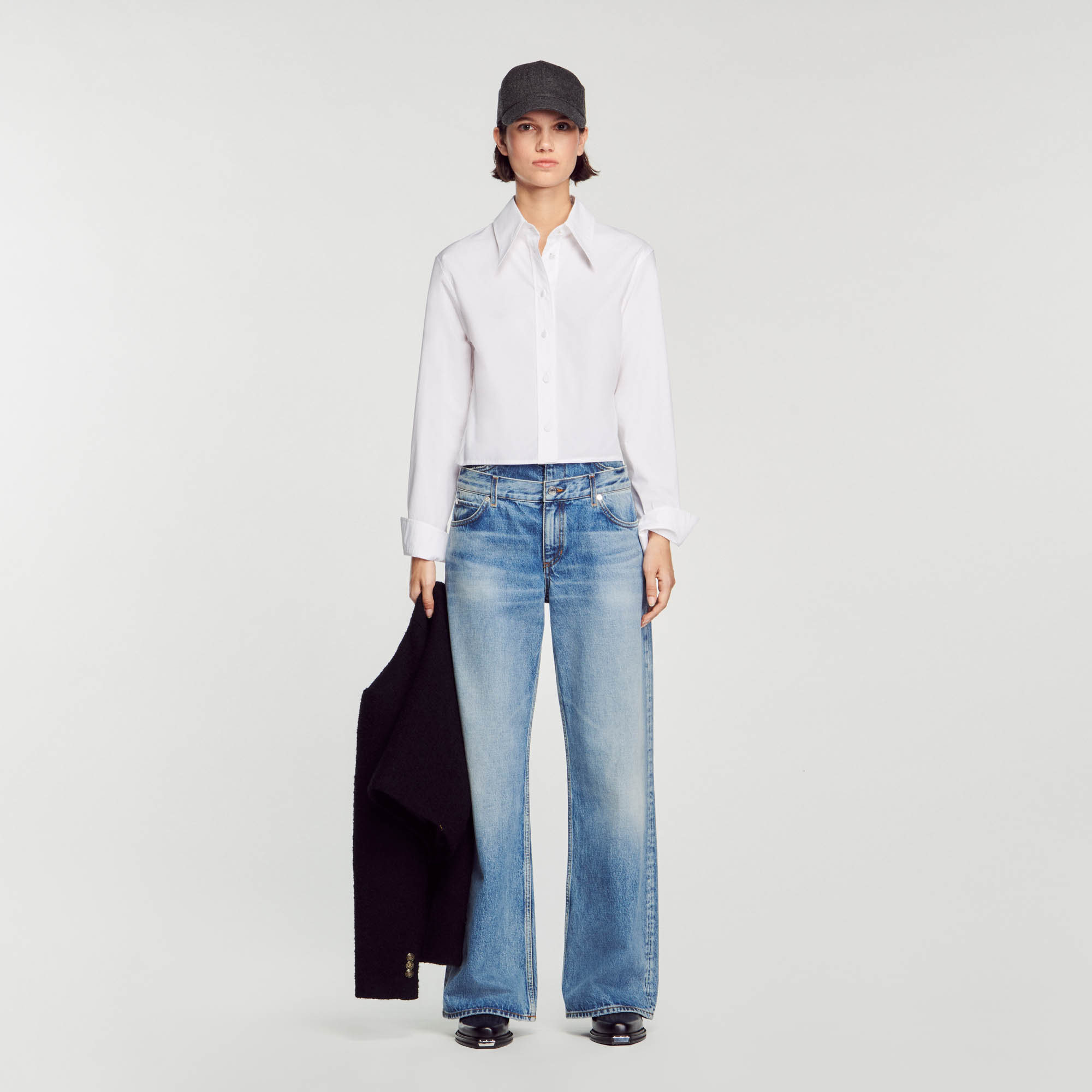 Cropped shirt