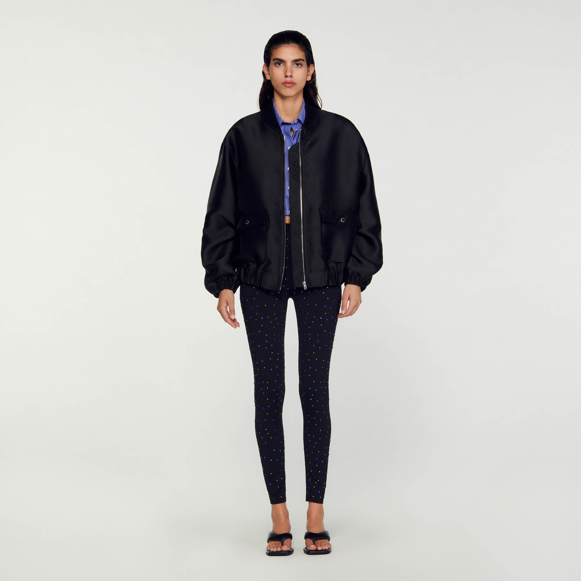 Oversized bomber jacket