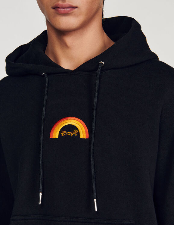 Fleece hoodie SANDROxWRANGLER