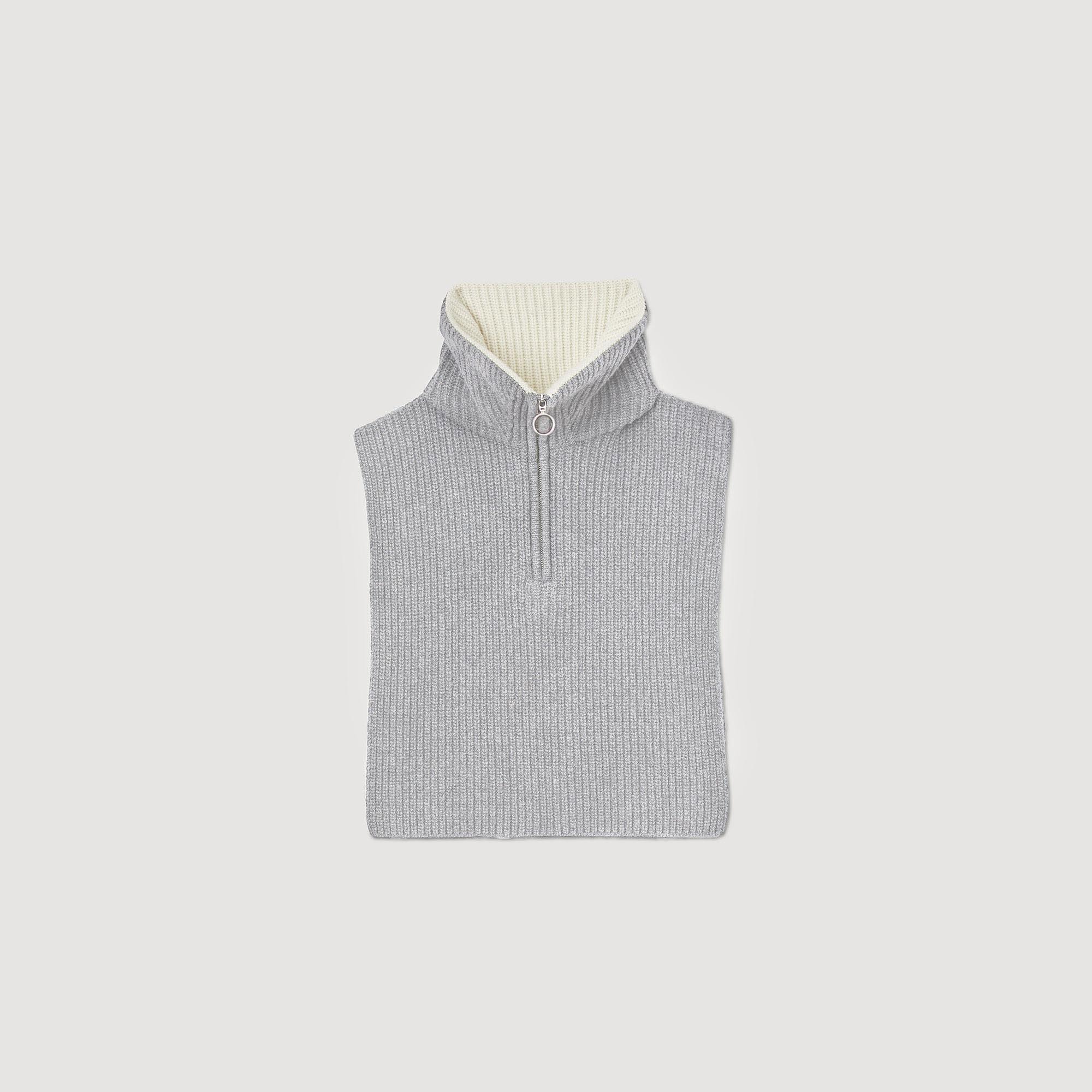 Half-zip scarf