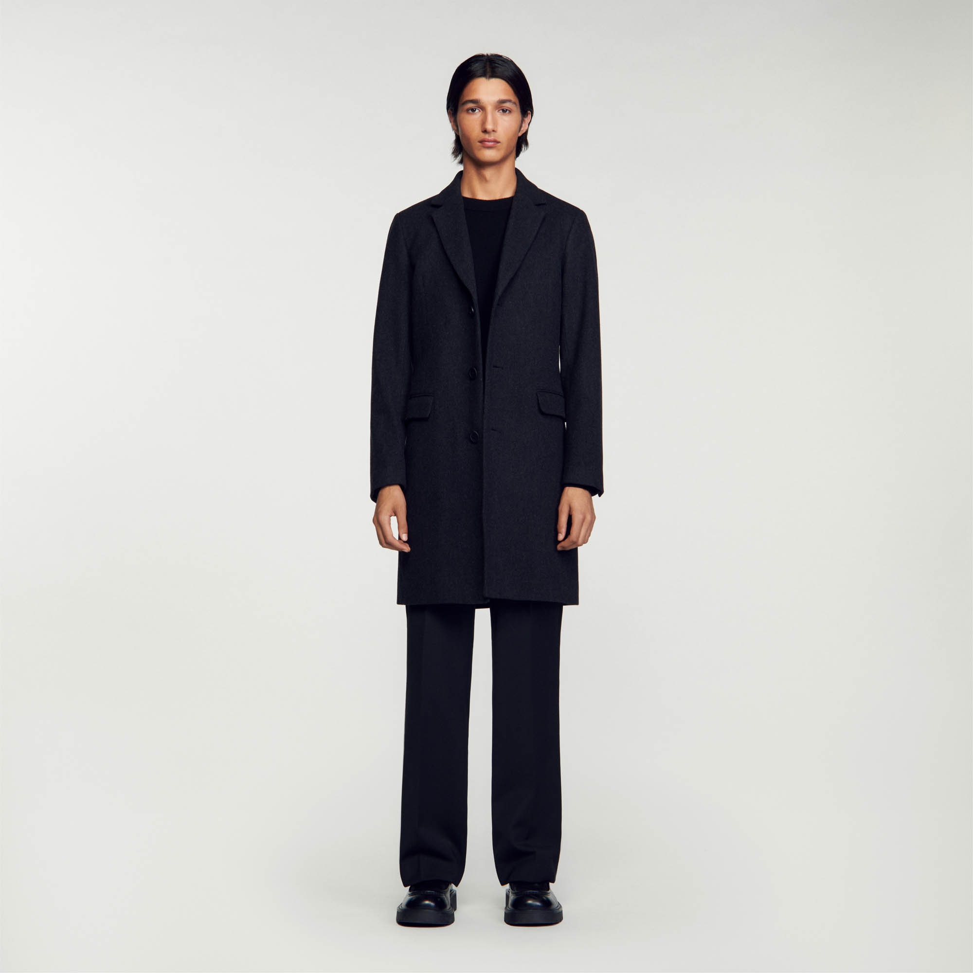 Broadcloth wool coat