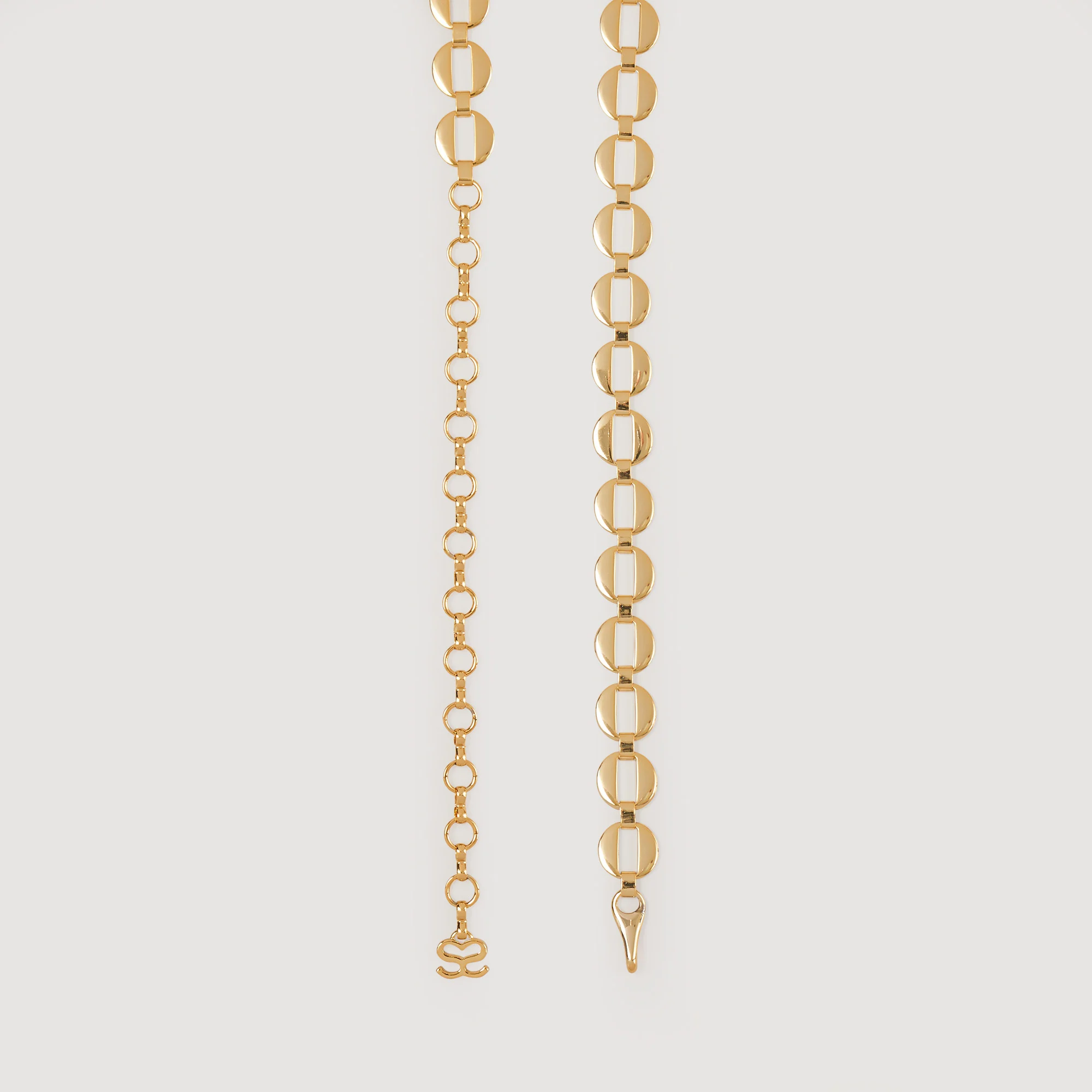 Embellished chain belt