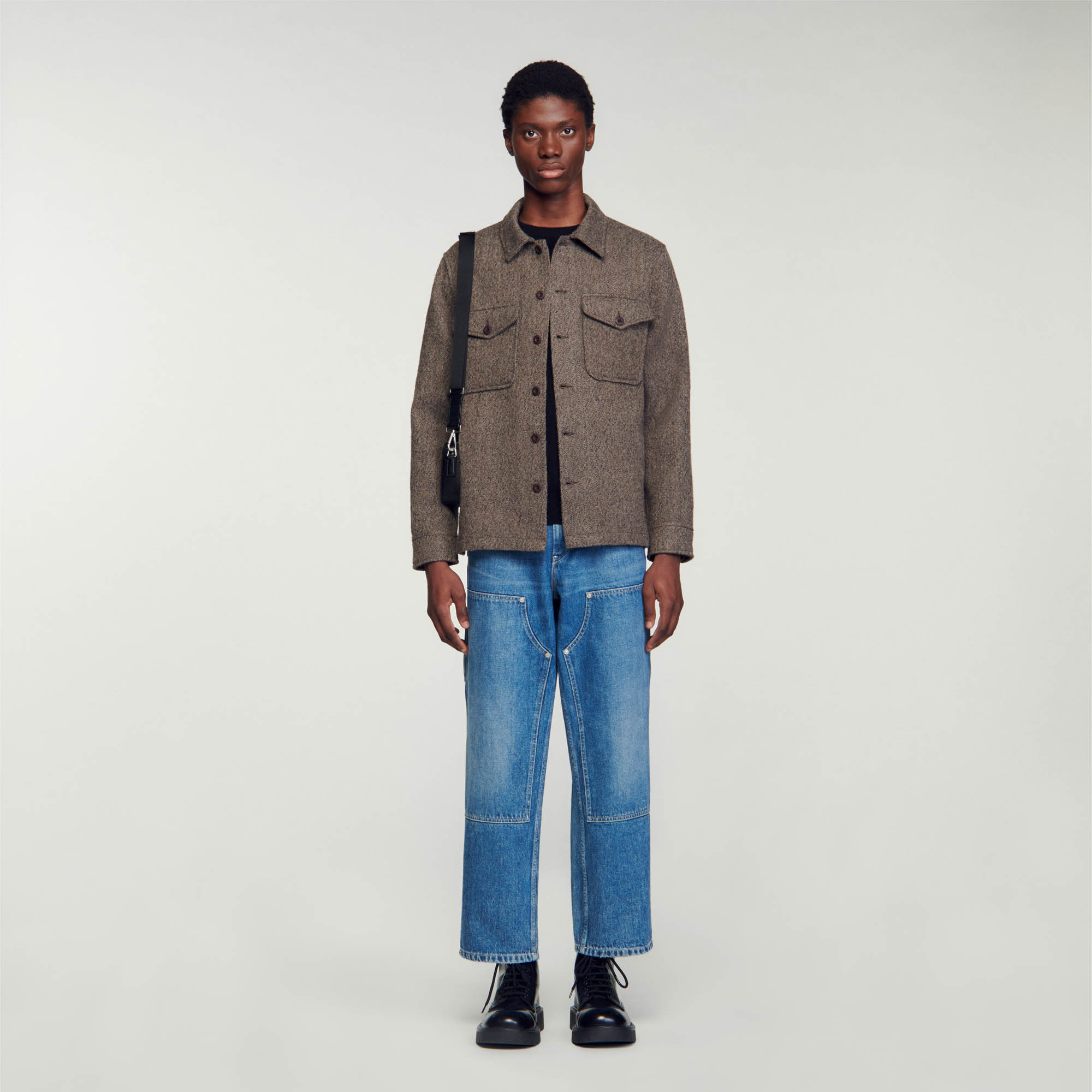 Wool overshirt