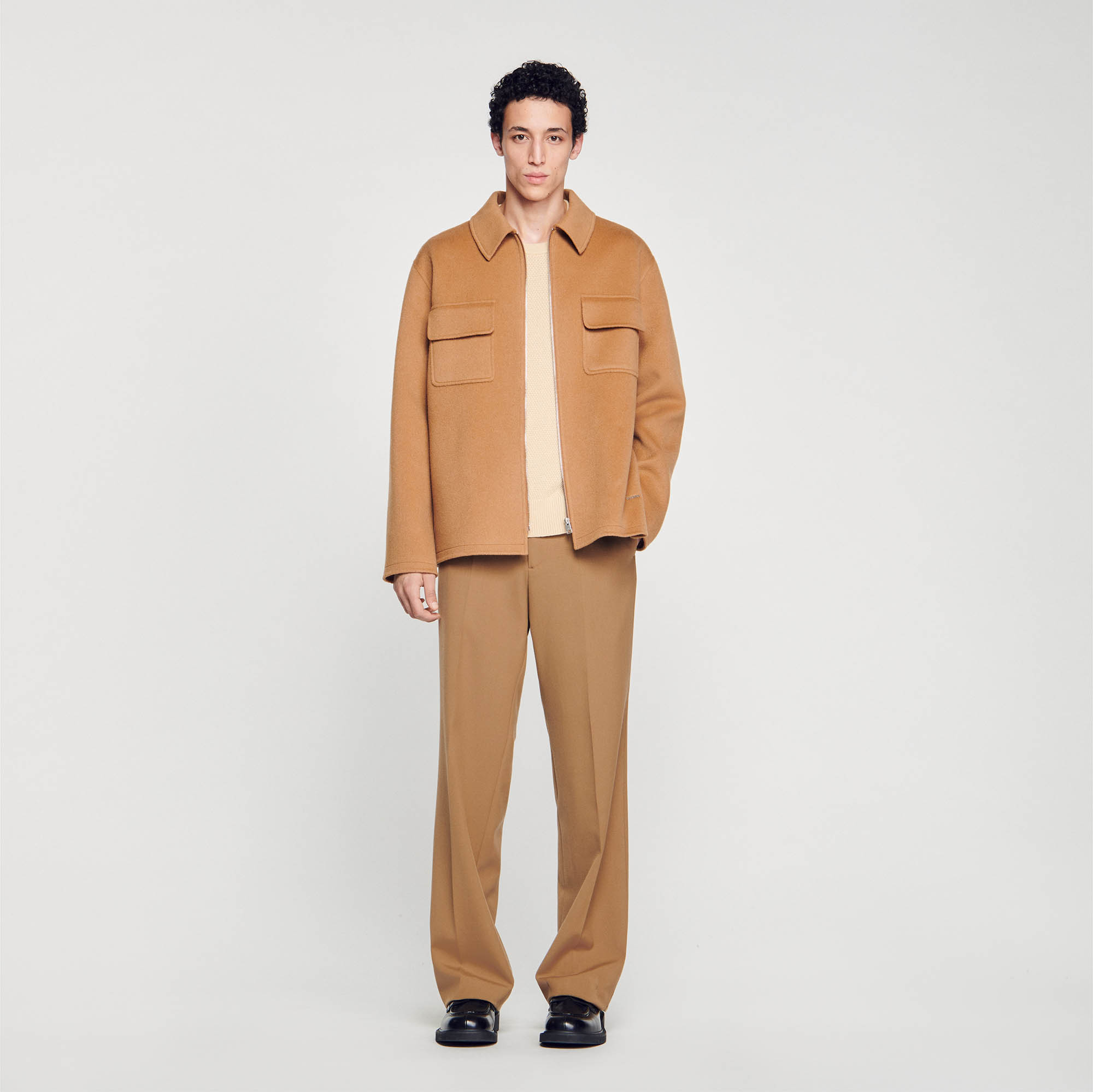 Zipped overshirt