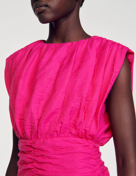 Short draped dress