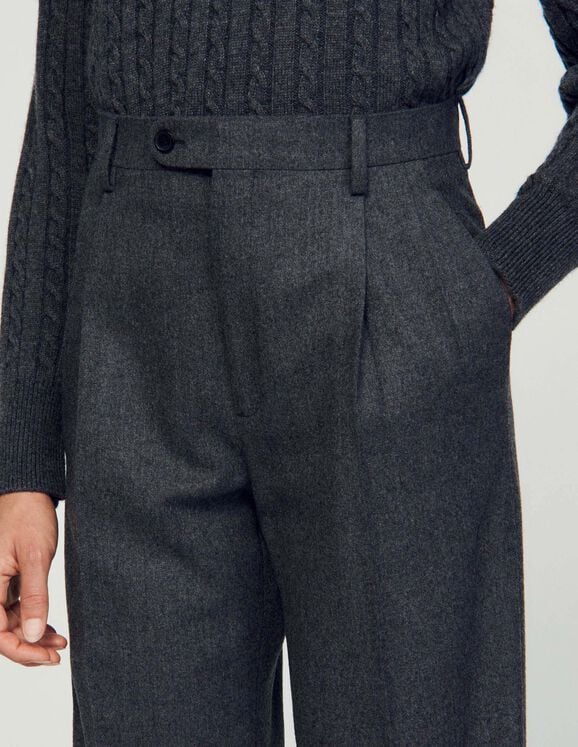 Straight-leg pants
