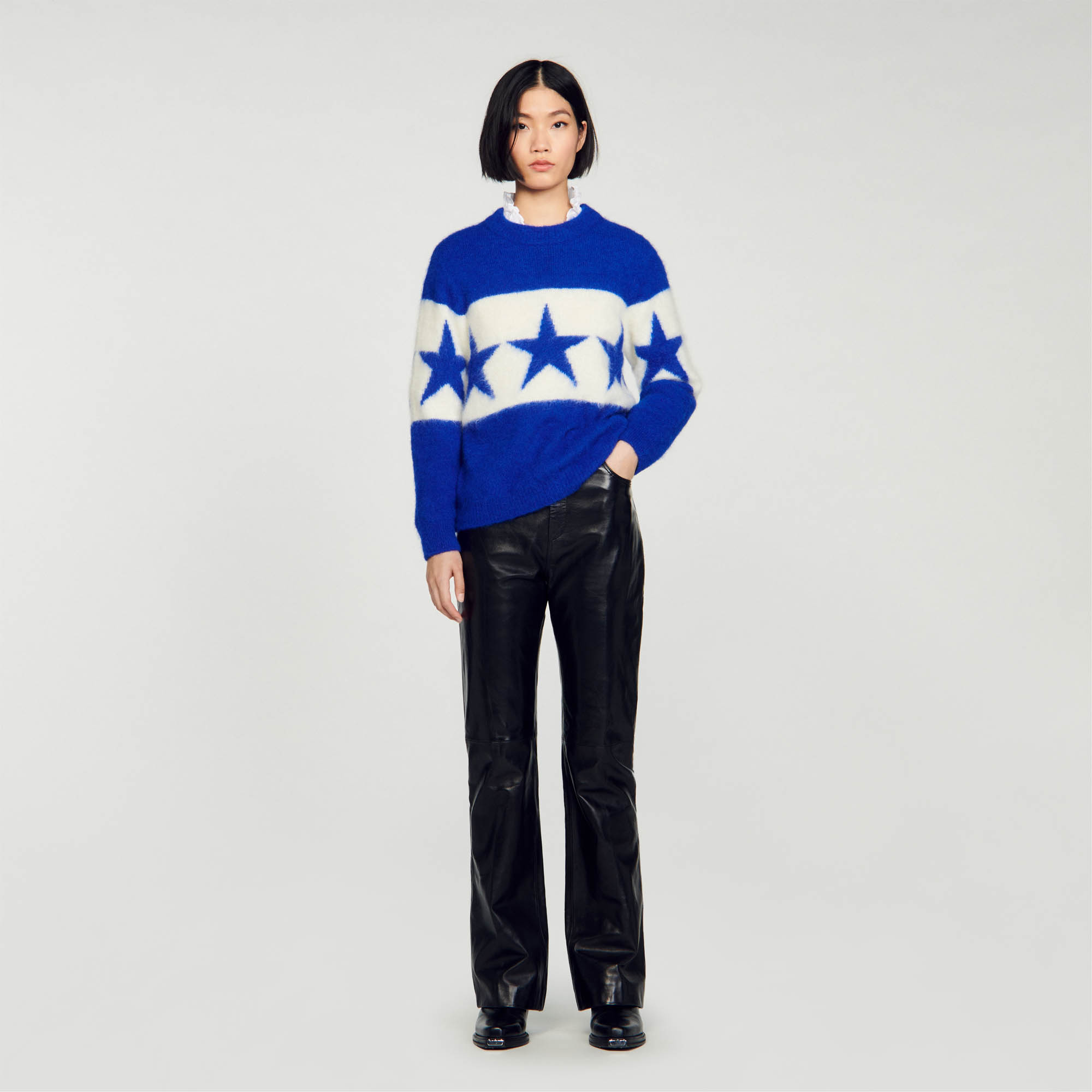 Starry knit sweater