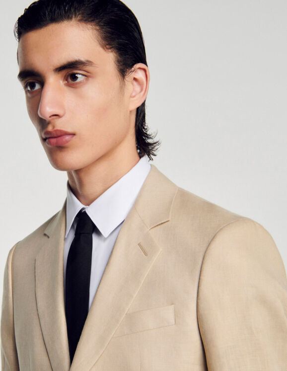 Linen suit jacket