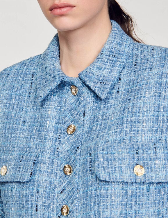Short tweed jacket