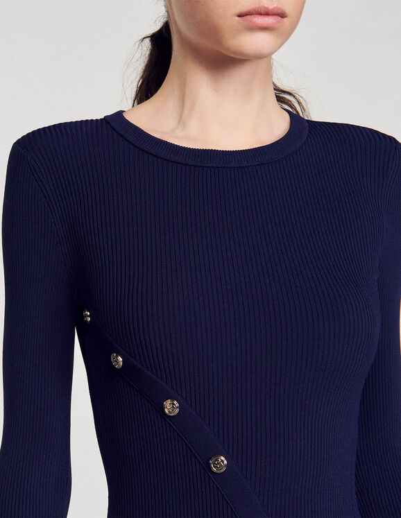Knit midi dress
