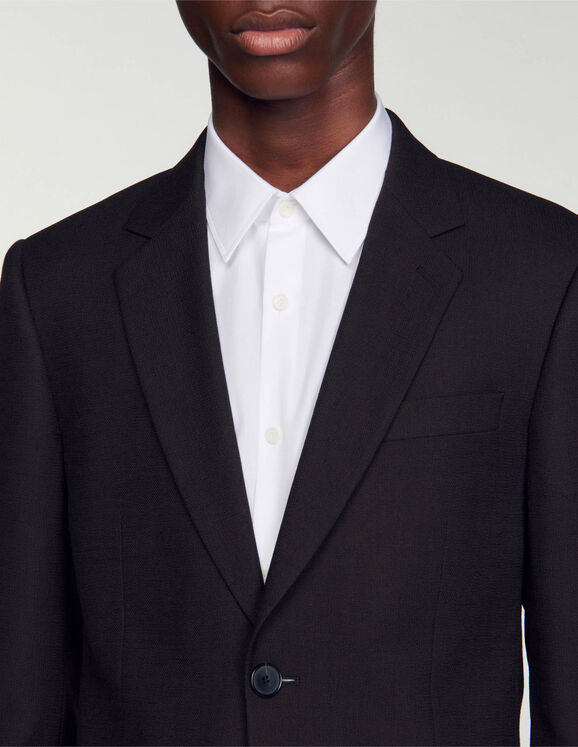 Wool suit jacket
