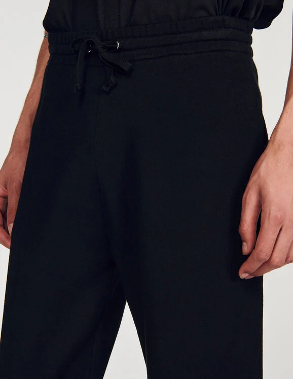 Knit jogging bottoms