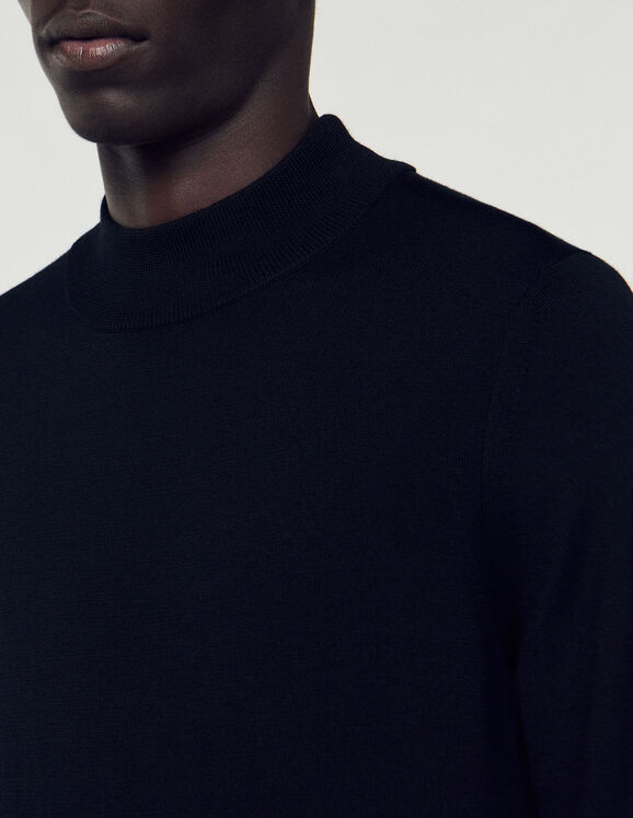 Funnel neck sweater