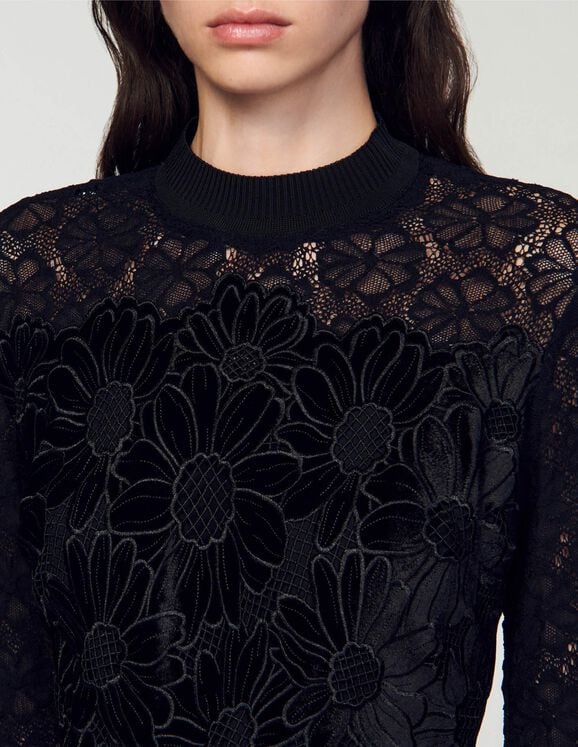 Daisy guipure dress