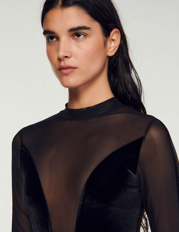 Velvet bodysuit