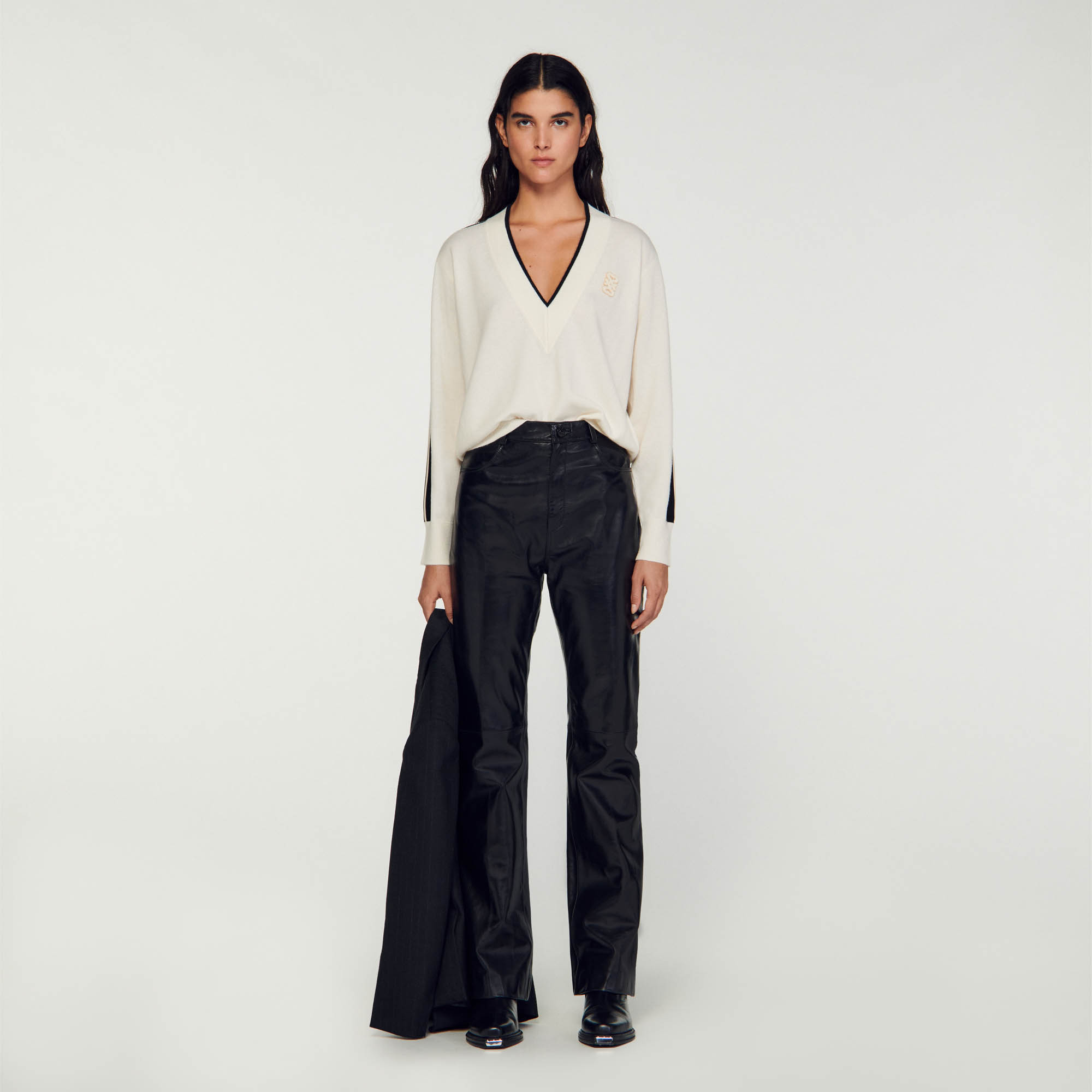 Wool and cashmere sweater