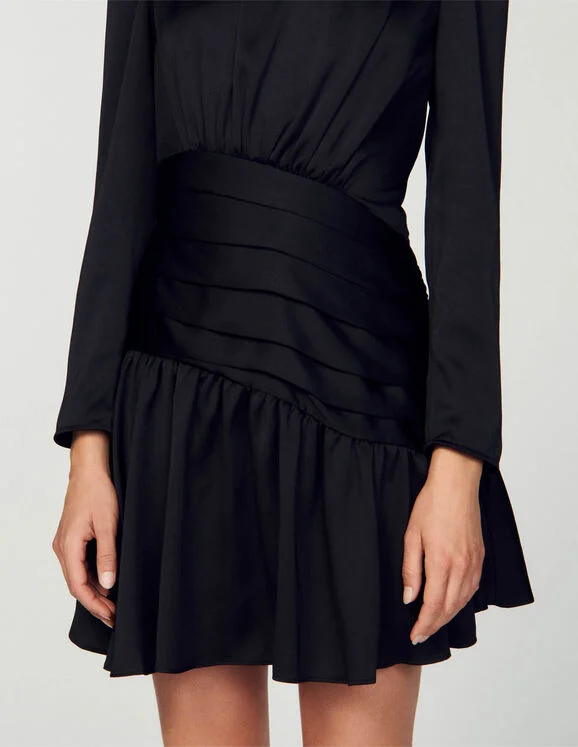 Short draped dress