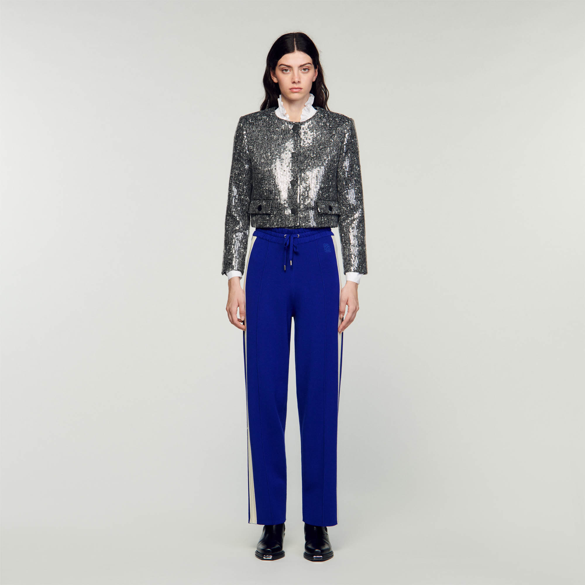 Knit jogging bottoms
