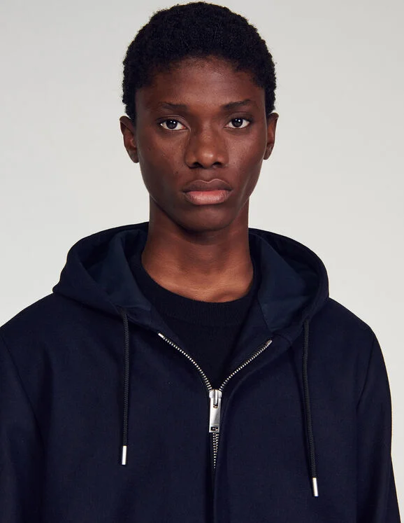 Hooded coat
