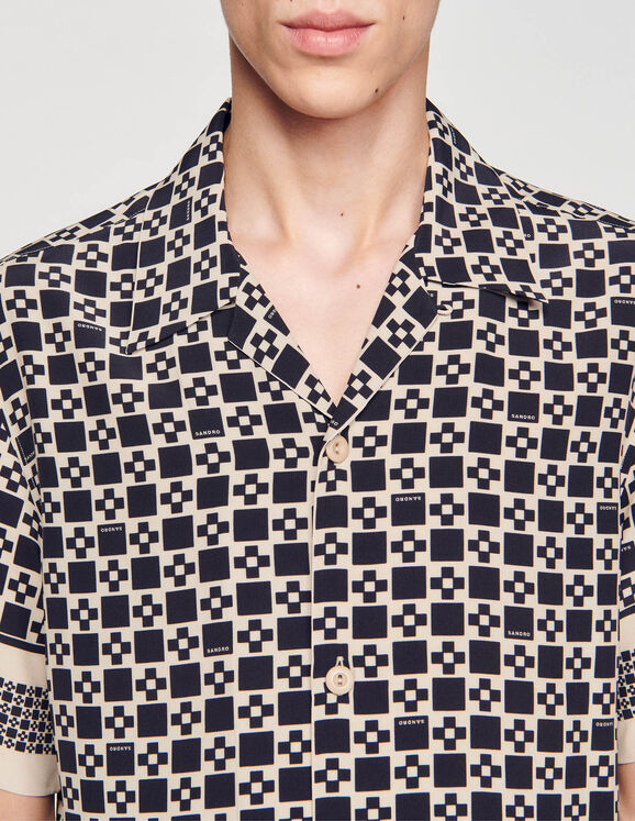Square Cross short-sleeved shirt